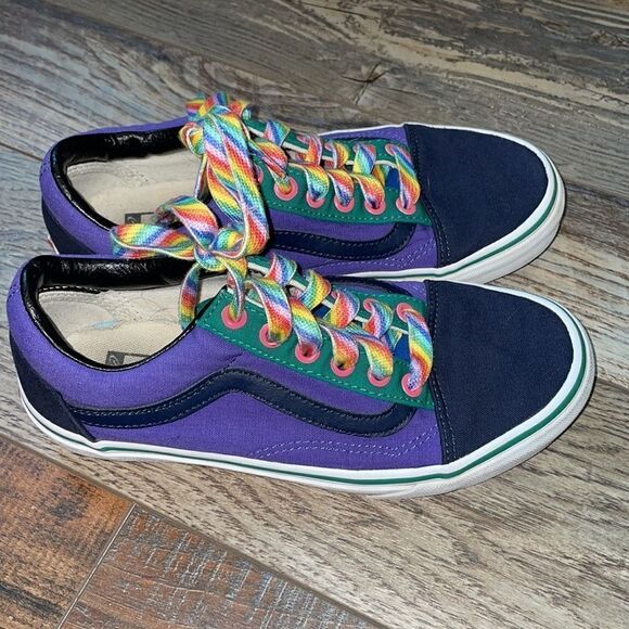 Vans Color Block Old Skool Purple & Black - Picture 4 of 7